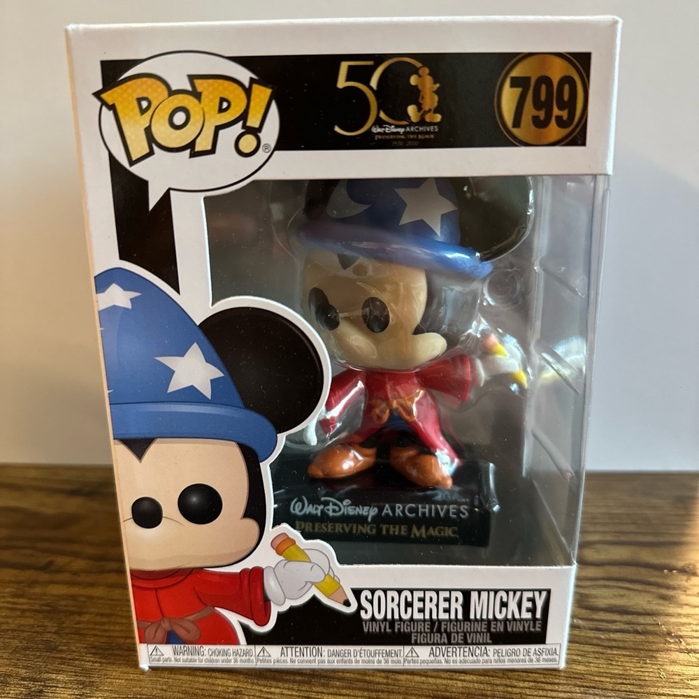 Funko Disney Archives Sorcerer Mickey with Blue Hat and Red Robe